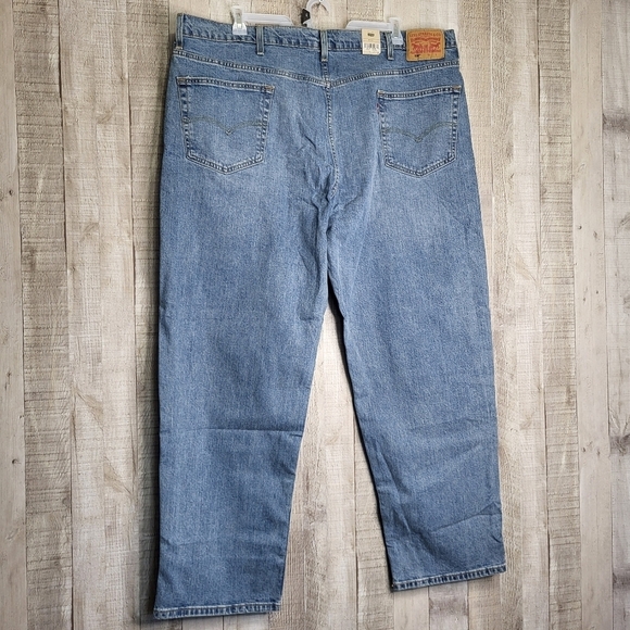 Men's Levi's 550 Relaxed-Fit Stretch Straight Blue Jeans 46x32 New. Big … - Picture 8 of 15
